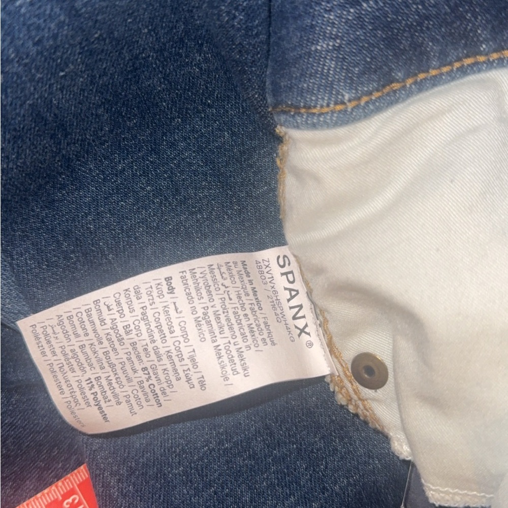 NWT Spanx SPANXshape Everywhere Flare Jeans Authentic Blue 1X # 21164Q $170.00 - Picture 7 of 13